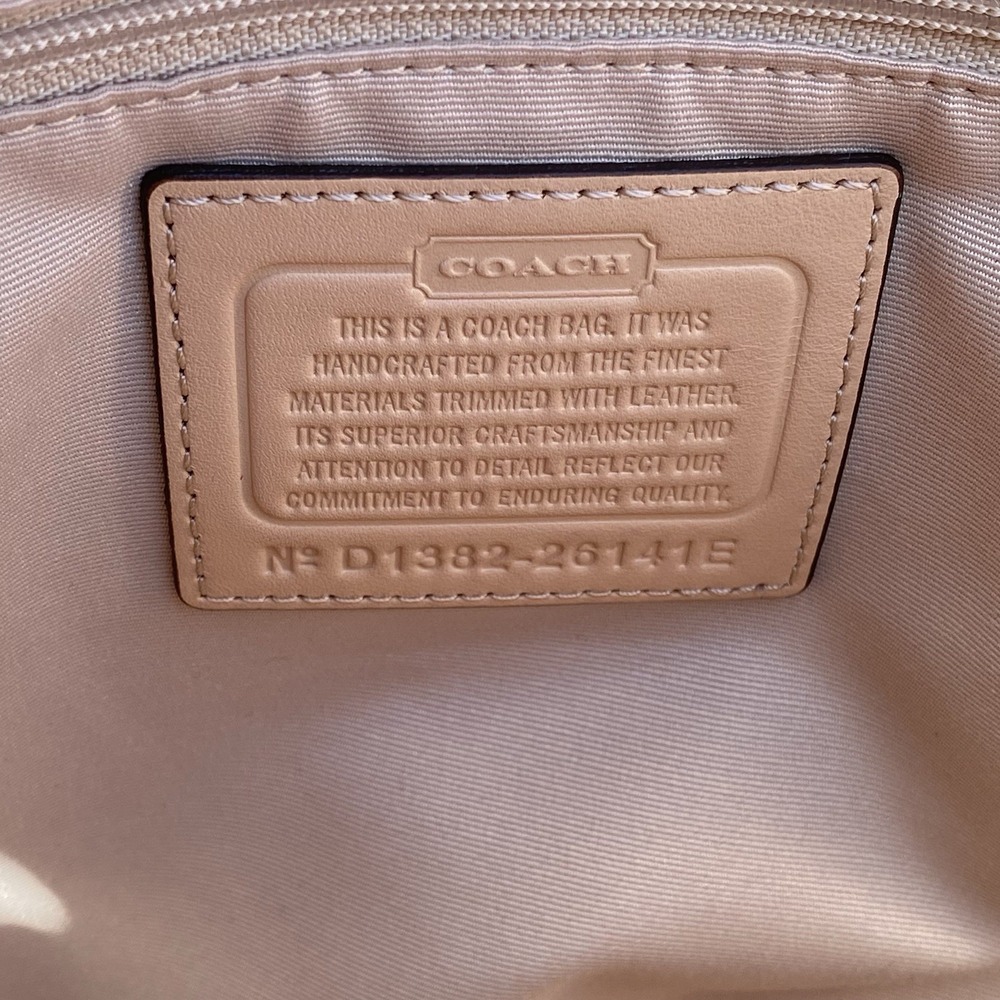 Coach Metro XL Metallic Tote 26141E with Wristlet/Pouch - Picture 15 of 16